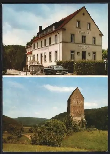 AK Aschbacherhof bei Kaiserslautern, Gasthaus Pfälzer Wald, Bes. Walter Grün