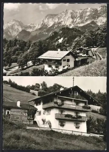 AK Ramsau /Berchtesgaden, Landhaus Watzmannblick, Bes. J. u. A. Keilhofer