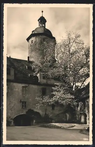 AK Ranis, Blick auf die Burg