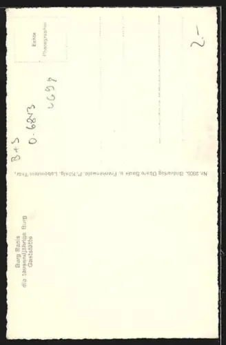 AK Ranis, Blick auf die Burg