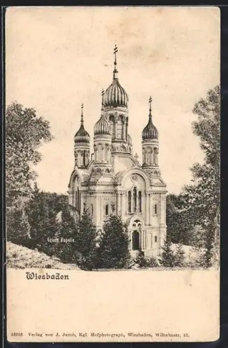 AK Wiesbaden, Griechische Kapelle