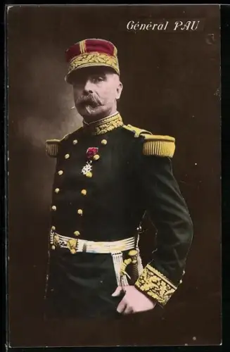 AK Portrait des französischen Heerführers General Pau