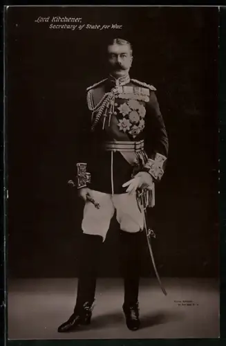 AK Portrait von Lord Kitchener, Secretary of State for War
