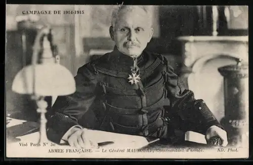 AK Le Général Maunoury, Commandant d`armée