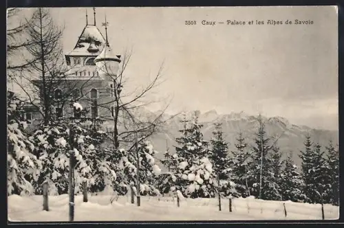 AK Caux, Palace et les Alpes de Savoie