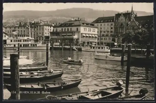 AK Rorschach, Partie am Hafen