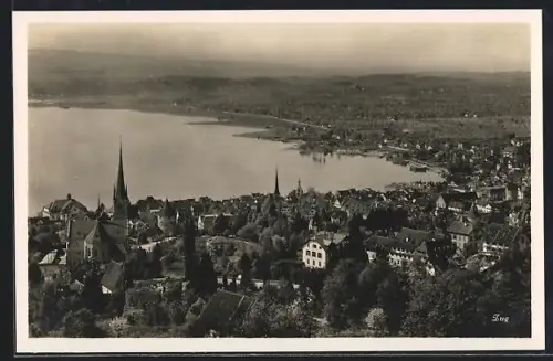 AK Zug, Totalansicht mit Umgebung