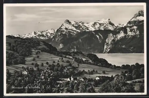 AK Morschach, Totalansicht mit Urirotstock