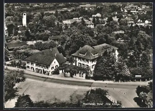 AK Rheinfelden, Hotel Drei Könige aus der Vogelschau