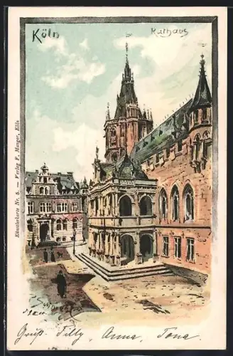 Künstler-AK Köln, Rathaus