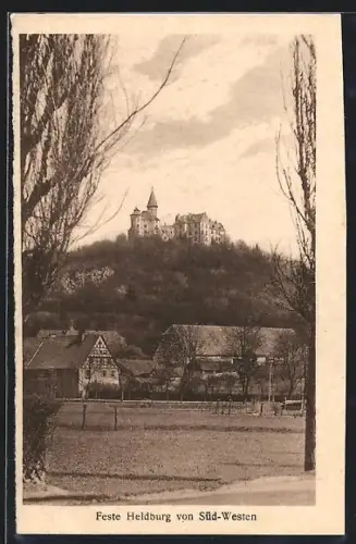 AK Heldburg, Feste Heldburg von Süd-Westen