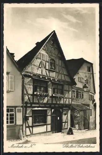 AK Marbach a. N., Schiller-Geburtshaus