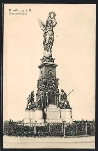 AK Freiburg i. B., Siegesdenkmal