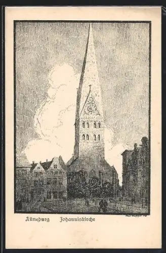Künstler-AK Lüneburg, Johanniskirche