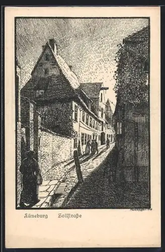 Künstler-AK Lüneburg, Zollstrasse