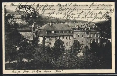 AK Prüm, Teilansicht mit St. Josephskloster