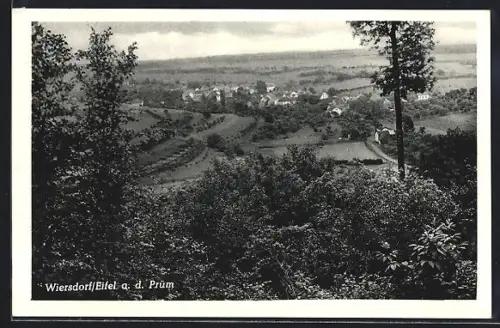 AK Wiersdorf a. d. Prüm, Gesamtansicht aus der Ferne