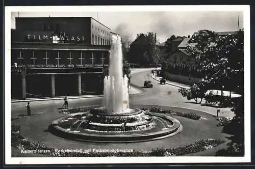 AK Kaiserslautern, Fackelrondell mit Fackelwoogbrunnen und Filmpalast