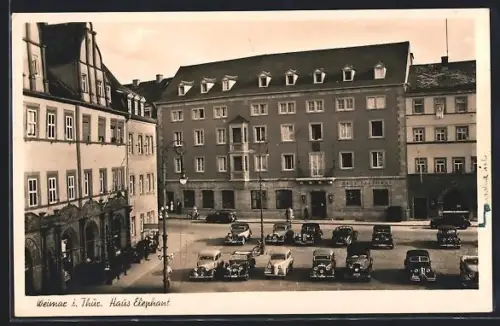AK Weimar i. Thür., Hotel Elephant