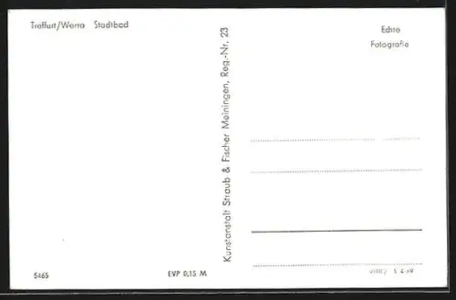 AK Treffurt /Werra, Stadtbad