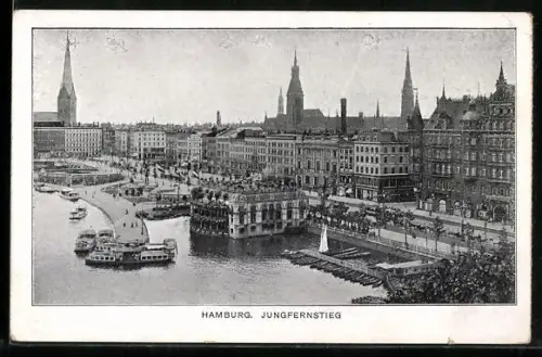 AK Hamburg-Neustadt, Jungfernstieg