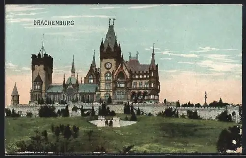 AK Königswinter, Schloss Drachenburg