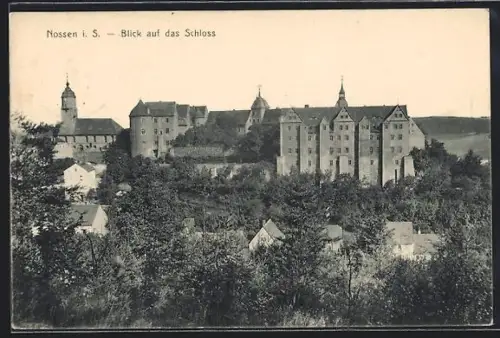 AK Nossen i. S., Blick auf das Schloss