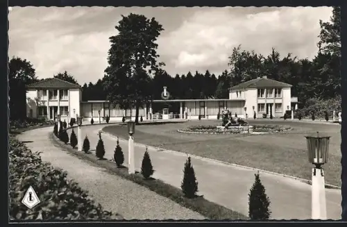 AK Bad Lippspringe, Eingang zum Kaiser-Karls-Park