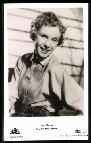 AK Schauspielerin Ina Halley in Der treue Husar