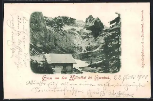 AK Garmisch, Unterkunftshütte Höllenthalanger