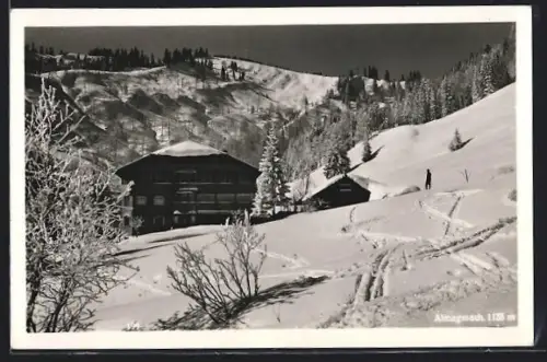 AK Immenstadt i. Allgäu, Berggasthaus Almagmach