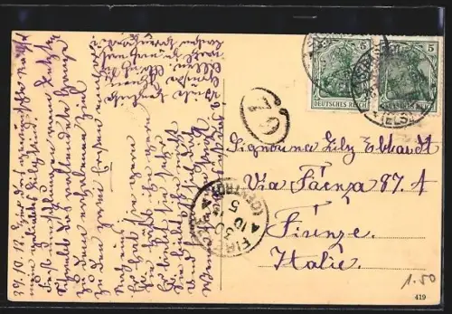 AK Strassburg, Rabenplatz mit Strassenbahn