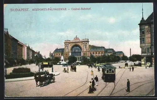 AK Budapest, Central-Bahnhof