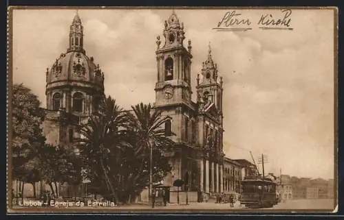 AK Lisboa, Egreja da Estrella, Strassenbahn