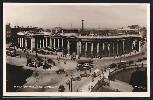 AK Dublin, Bank of Ireland, Strassenbahn