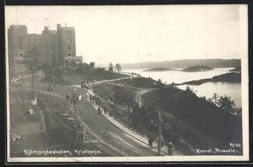 AK Kristiania, Sjömandsskolen, Strassenbahn