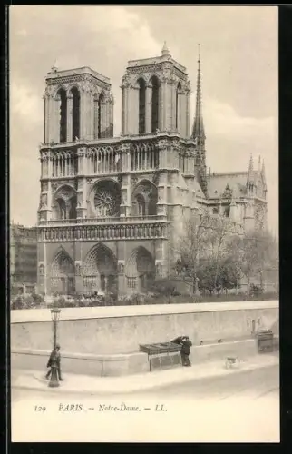AK Paris, Cathédrale Notre-Dame