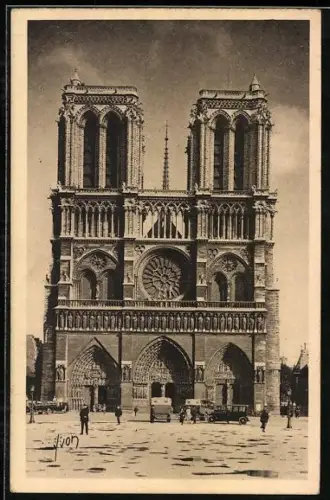 AK Paris, Cathédrale Notre-Dame