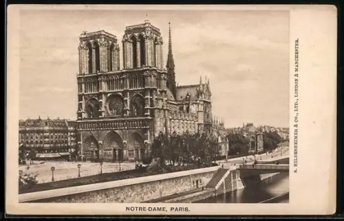 AK Paris, Cathédrale Notre-Dame