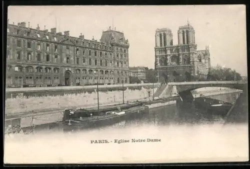 AK Paris, Eglise Notre-Dame