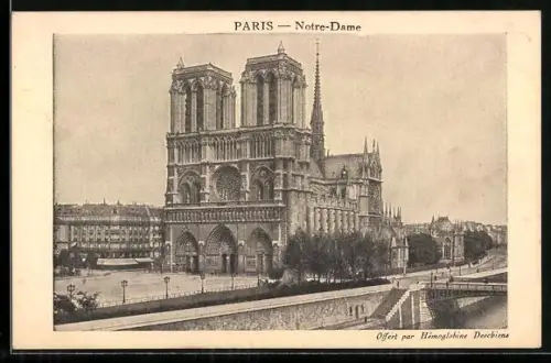 AK Paris, Cathédrale Notre-Dame
