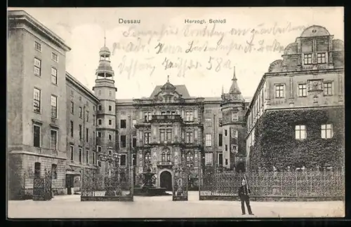 AK Dessau, Herzogliches Schloss