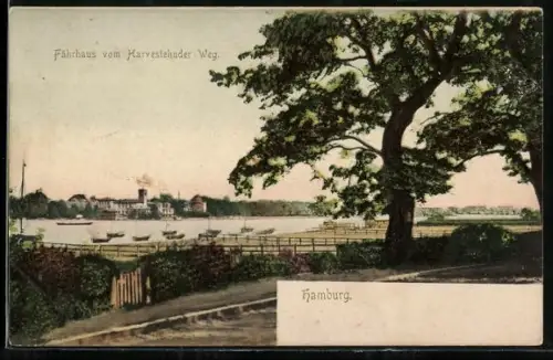 AK Hamburg, Fährhaus vom Harvestehuder Weg