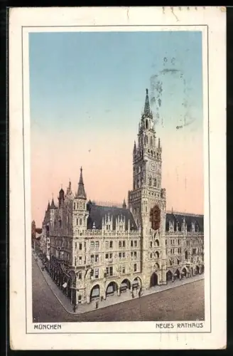 AK München, Neues Rathaus