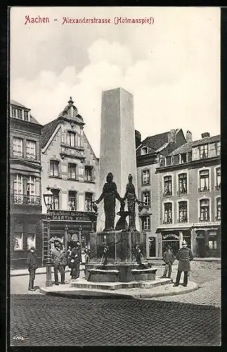 AK Aachen, Alexanderstrasse Hotmannspief