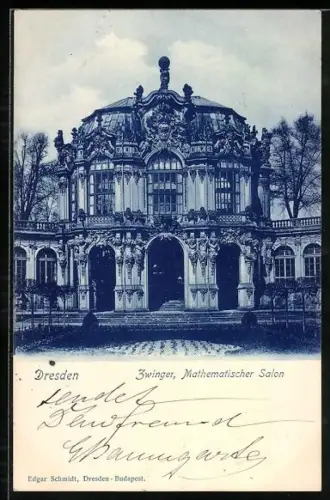 AK Dresden, Zwinger, Mathematischer Salon