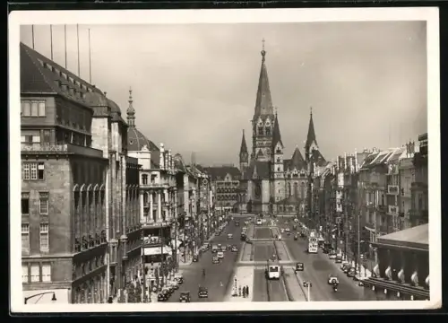AK Berlin-Charlottenburg, Tauentzienstrasse, Kaiser-Wilhelm-Gedächtniskirche