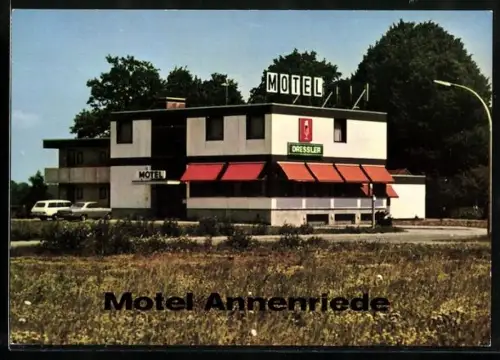 AK Delmenhorst, Motel Annenriede, Inh. Gerta und Alfred Uhlmann