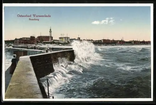 AK Warnemünde, Brandung