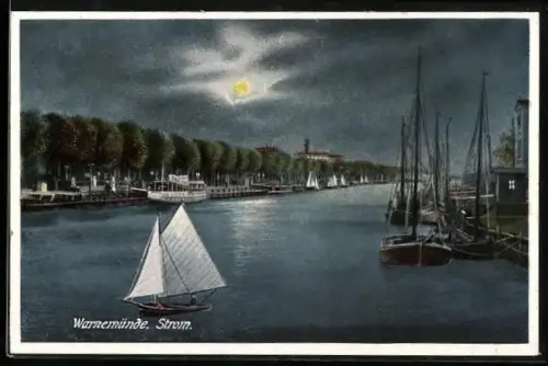 AK Warnemünde, Strom